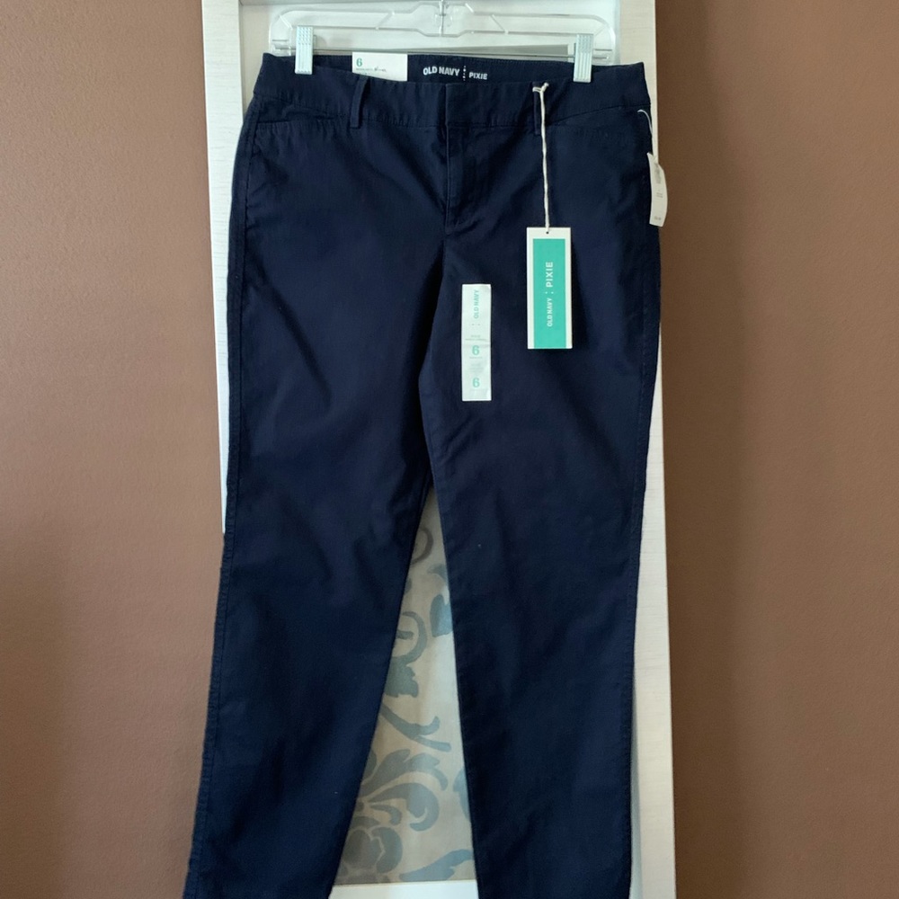Old Navy navy pixie pants